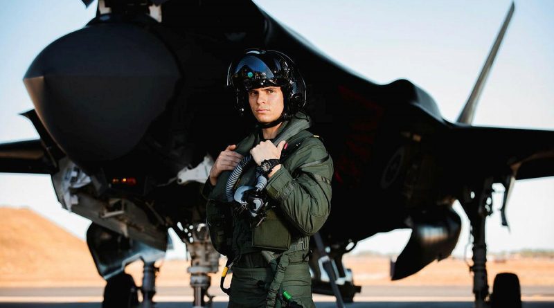 Pilot Officer Dirk was one of the pilots who completed the first operational conversion course conducted in Australia for the F-35A Lightning II during Exercise Rogue Ambush. Story by Flying Officer Bronwyn Marchant. Photo by Leading Aircraftman Adam Abela.