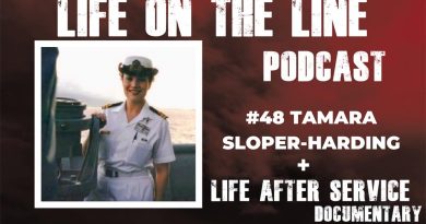 Two interviews with Navy veteran Tamara Sloper-Harding