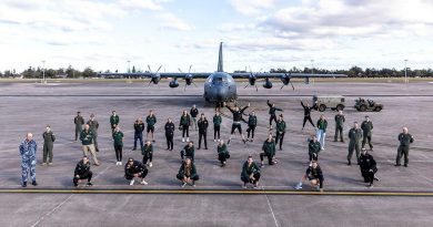 The Australian women’s rowing team visits No. 37 Squadron at RAAF Base Richmond. Story by Eamon Hamilton. Photo by Corporal Dan Pinhorn.