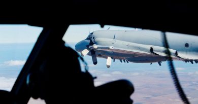 The view from the cockpit as No. 10 Squadron AP-3C Orions fly in formation. Story by Flight Sergeant Jessica Daley.