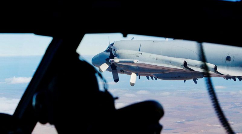 The view from the cockpit as No. 10 Squadron AP-3C Orions fly in formation. Story by Flight Sergeant Jessica Daley.