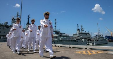 HMA Ships Paluma and Mermaid are farewelled at a decommissioning ceremony at HMAS Cairns. Story by Lieutenant Jessica Craig. Photo by Leading Seaman Shane Cameron.