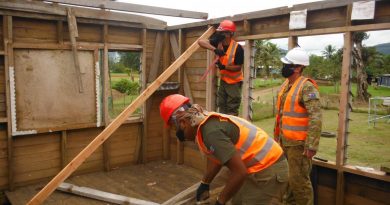 Specialist Army engineers assess school infrastructure in need of urgent repair during the reconstruction efforts in Fiji. Story by Captain Michael Trainor.