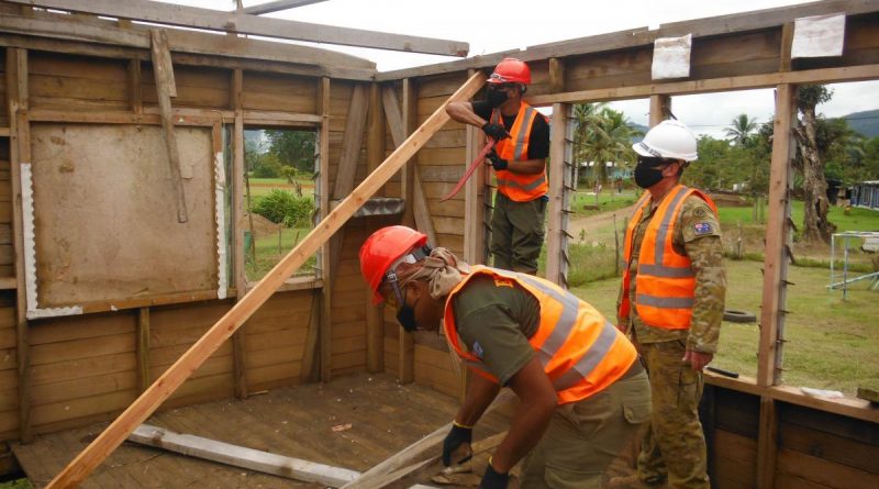 Specialist Army engineers assess school infrastructure in need of urgent repair during the reconstruction efforts in Fiji. Story by Captain Michael Trainor.