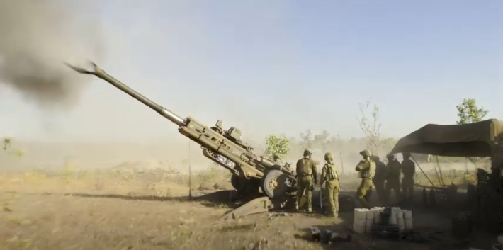 The 101st Battery of 8th/12th Regiment, Royal Australian Artillery conducted a series of artillery and small-arms live-fire training activities at the Mount Bundey Training Area in the Northern Territory as part of Exercise Valhalla Sprint. Photo video still.