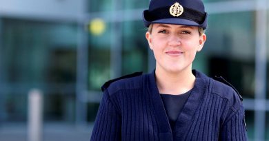 Aircraftwoman Jess Swan at Directorate of Personnel – Air Force, PERS-Branch where she works as a personnel capability specialist. Story by Flight Lieutenant Tritia Evans. Photo by Dion Isaacson.