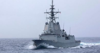 HMAS Brisbane is one of the Hobart-class destroyers in the fleet. Photo by Petty Officer Yuri Ramsey.