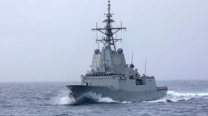 HMAS Brisbane is one of the Hobart-class destroyers in the fleet. Photo by Petty Officer Yuri Ramsey.
