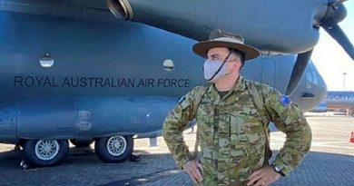 Private Valeriy Gurskyy ready to board a C-27J Spartan aircraft during Operation Resolute 2021. Story by Flight Lieutenant Nick O’Connor.