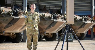 Lieutenant Laura Sehmish-Lahey is the Regimental Technical Adjutant at the 2nd Cavalry Regiment, Lavarack Barracks, Queensland. Story by Captain Lily Charles. Photo by Corporal Brodie Cross.