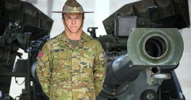 Former Wallaroo Gunner Tanya Osborne is serving with A Battery, 1st Regiment, Royal Australian Artillery. Story by Captain Jesse Robilliard. Photo by Private Hamid Farahani.