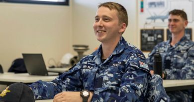 Aircraftman Haydon Youngs is studying aircraft systems and components at the RAAF School of Technical Training, Wagga. Story by Flight Lieutenant Tritia Evans. Photo by Corporal Kirbee Forrest.