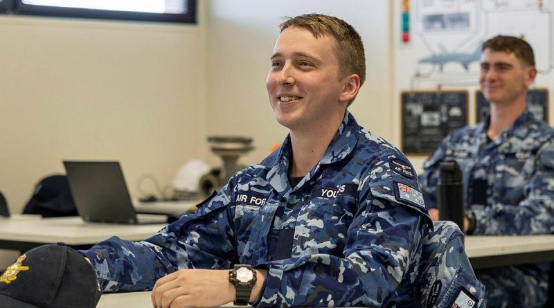 Aircraftman Haydon Youngs is studying aircraft systems and components at the RAAF School of Technical Training, Wagga. Story by Flight Lieutenant Tritia Evans. Photo by Corporal Kirbee Forrest.