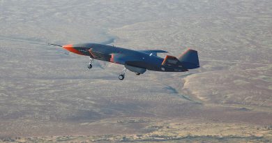 The Boeing Australia, Airpower Teaming System – ‘Loyal Wingman’. Story by Samara Kitchener. Photo by Corporal Craig Barrett.