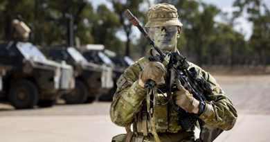 Lieutenant Alexander McLean from the 1st Battalion, Royal Australian Regiment, serving with Battlegroup Coral on Exercise Talisman Sabre 21 at the Townsville Field Training Area. Story by Private Jacob Joseph. Photo by Corporal Brandon Grey.