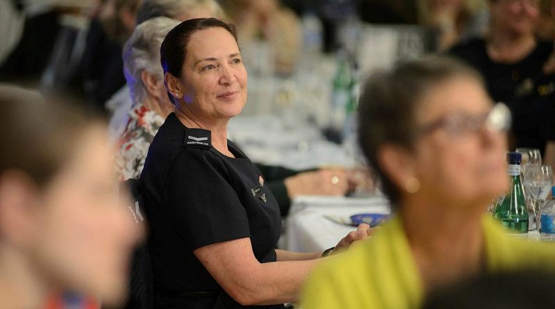 Sergeant Gabrielle Gross at the inaugural Women in Air Force luncheon at the Aviation Heritage Museum in Bull Creek, Western Australia. Story by Peta Magorian. Photo by Sergeant Gary Dixon.