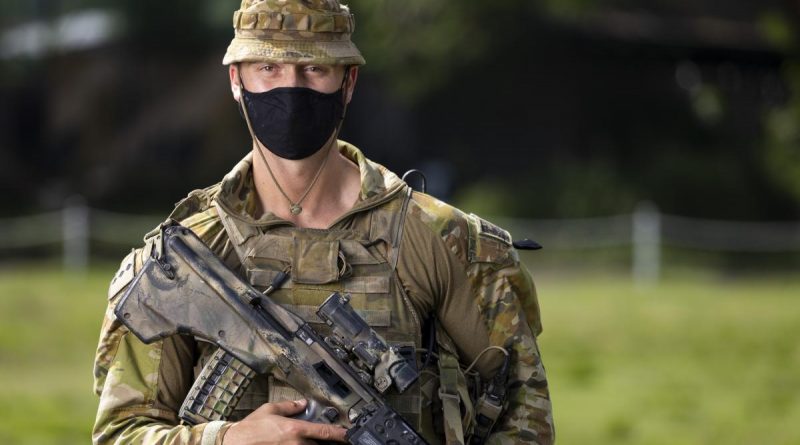 Australian Army Captain James Finlayson is deployed as the Combat Contingent Commander for Joint Task Group 637.3 in Honiara. Story by Major Jillian Joyce. Photo by Corporal Brandon Grey.