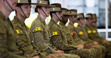 The Army Reserve's newest officers graduating at Holsworthy Barracks, Sydney. Story by Captain Jon Stewart. Photo by Sergeant Nunu Campos.