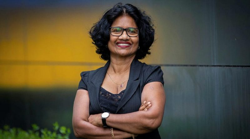 Rathna Bandutunga is a project scheduler with the Department of Defence at Brindabella Park in Canberra. Photo by Kym Smith.