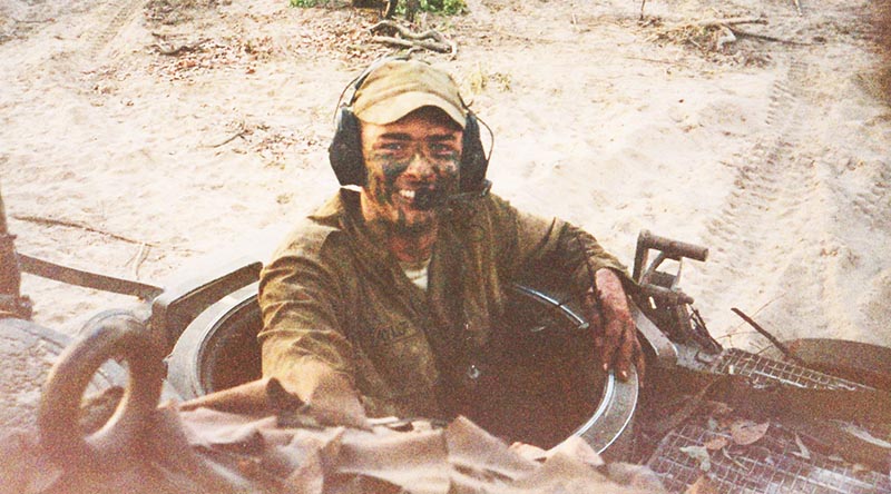 The author, 2 Cav Regt, Mt Bundy, NT, 1995.