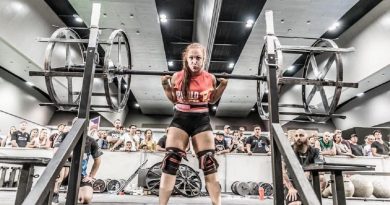 Lieutenant Susan Wiard competes at the Arnold Sports Festival in 2018, squatting 125kg for 20 reps in a minute. Story by Captain Thomas Kaye.