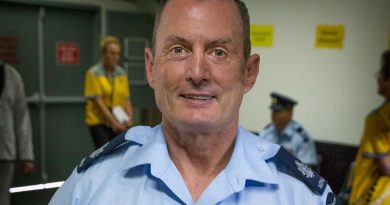 Air Force aviator Warrant Officer Steve Weaver prepares for a medal ceremony at the Sydney 2018 Invictus Games. Story by Flight Lieutenant Jessica Aldred. Photo by Sergeant William Guthrie.