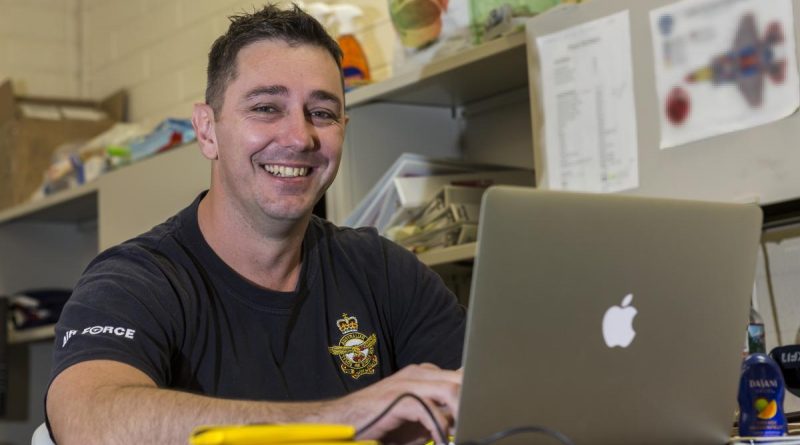 Air Force aviator Flight Sergeant Damian Gardiner was awarded a Conspicuous Service Cross for his work helping to introduce the F-35 Lightning II into service. Story by Flight Lieutenant Jessica Aldred. Photo by Corporal Dan Pinhorn.