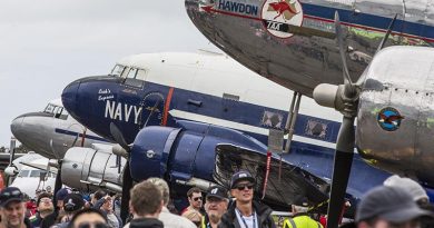 A collection of rare old warbirds at the Wings Over Illawarra air Show 2021. Photo by Brian Hartigan.