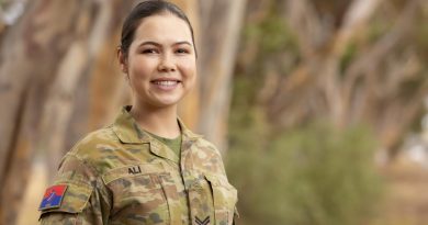 Australian Army soldier Corporal Kbora Ali has been selected as a UNICEF Australia Young Ambassador representing South Australia. Story by Warrant Officer Class Two Max Bree. Photo by Leading Aircraftman Stewart Gould.