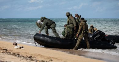 Republic of Fiji Military Forces and ADF personnel on Atata Island in Tonga during Operation Tonga Assist 2022. Story by Major Roger Brennan. Photo by Leading Seaman David Cox.
