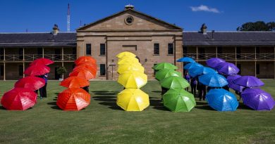 Australian Defence Force and Defence personnel at Victoria Barracks in Sydney prior to the 2021 Gay and Lesbian Mardi Gras Parade. Story by Private Jacob Joseph. Photo by Leading Seaman Nadav.