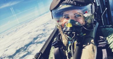 Royal Australian Air Force flight test engineer Flight Lieutenant Rosemary Taouk conducts flight test training in the United Kingdom in 2020. Story by Flight Lieutenant Jessica Aldred.