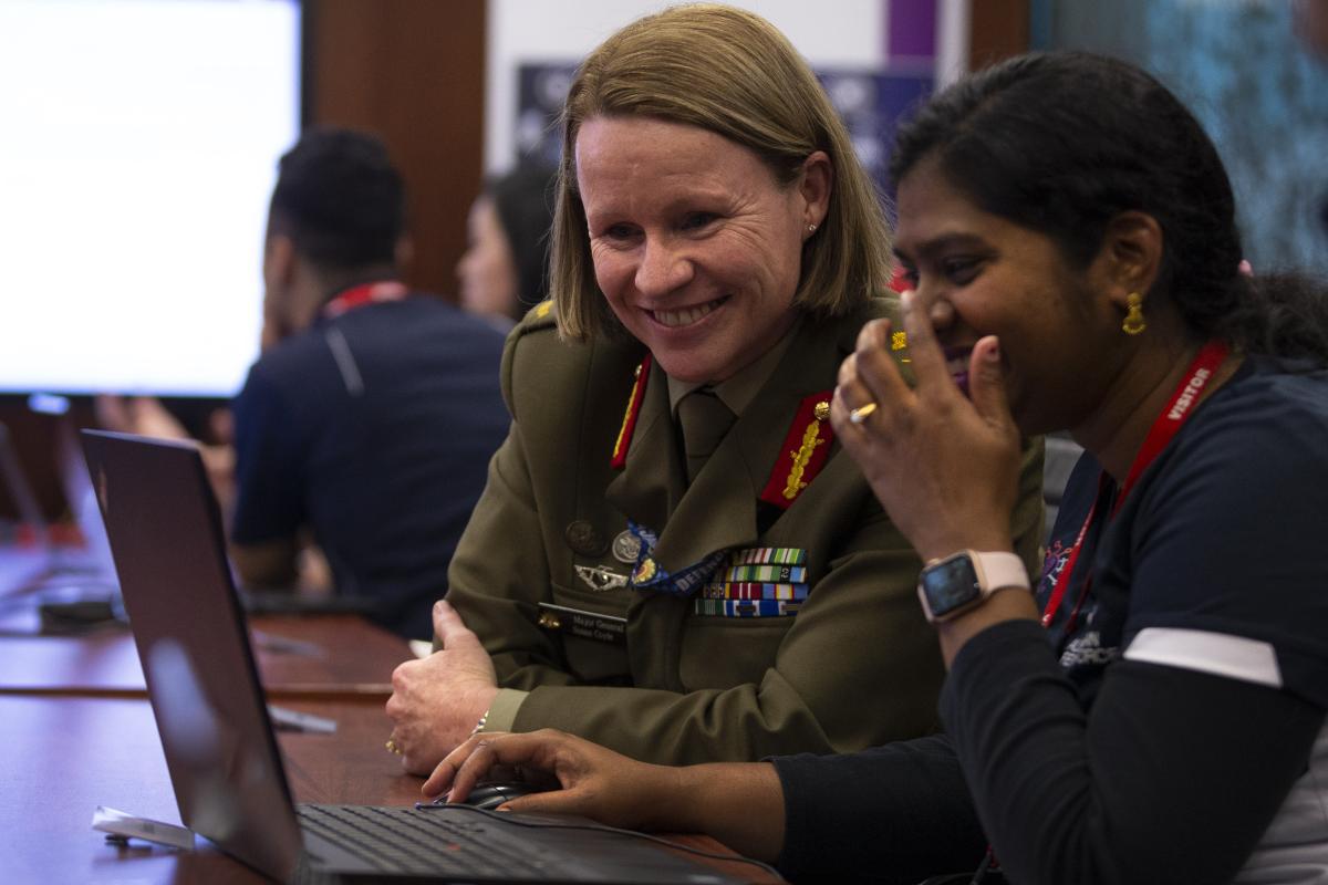 ADF Cyber Gap participants mentors CONTACT magazine