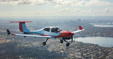 One of the four new Diamond DA40 NG aircraft that has recently been delivered to the Australian Air Force Cadets, Aviation Operations Wing. Story by Flight Lieutenant Dion Isaacson. Photo by Sergeant Michael Thomas.