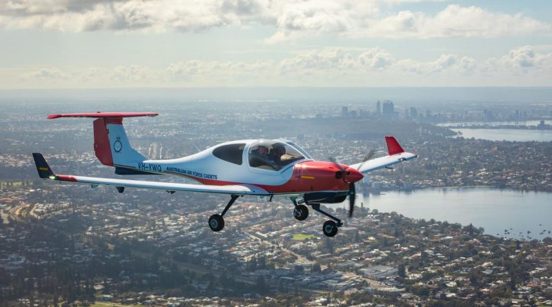One of the four new Diamond DA40 NG aircraft that has recently been delivered to the Australian Air Force Cadets, Aviation Operations Wing. Story by Flight Lieutenant Dion Isaacson. Photo by Sergeant Michael Thomas.