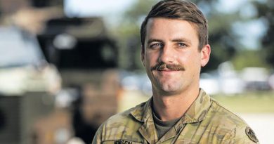 Corporal Quinn Jensen, 1RAR. Photo: Corporal Brodie Cross.