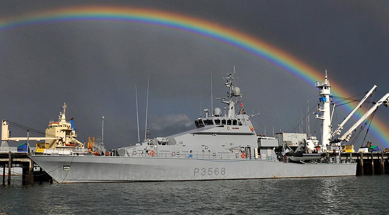 Former HMNZS Pukaki (pictured) and HMNZS Rotoiti are being sold Ireland. NZDF photo.