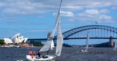 Australian Defence Force personnel compete in the annual Inter-Service Keelboat Championship, Sydney Harbour, New South Wales. Story by Wing Commander Sean Ahern. Photo by Able Seaman Geoffrey Anthony.