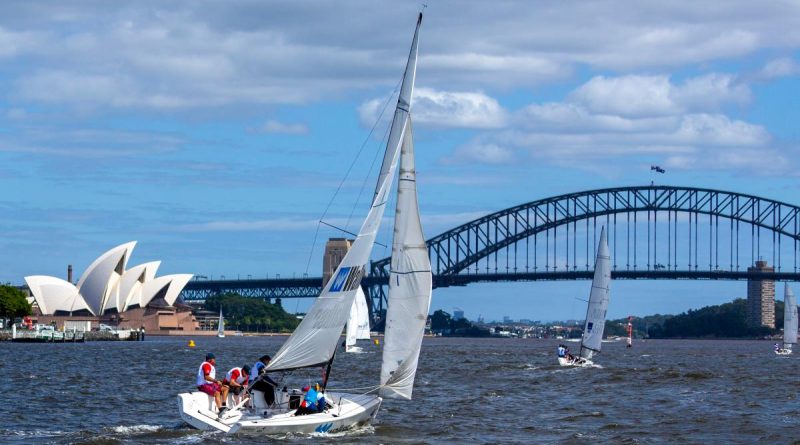 Australian Defence Force personnel compete in the annual Inter-Service Keelboat Championship, Sydney Harbour, New South Wales. Story by Wing Commander Sean Ahern. Photo by Able Seaman Geoffrey Anthony.