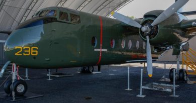 Air Force personnel from the History and Heritage Branch restored de Havilland DHC-4 Caribou A4-236, which is now on display at the Amberley Aviation Heritage Centre, RAAF Base Amberley, Queensland. Story by Flight Lieutenant Eamon Hamilton. Photo by Sergeant Peter Borys.