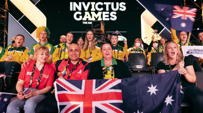 Invictus Games 2020 competitors are cheered on by family and friends during one of the events at Invictus Games Park in The Hague, Netherlands. Story by Tina Langridge. Photo by Sergeant Oliver Carter.
