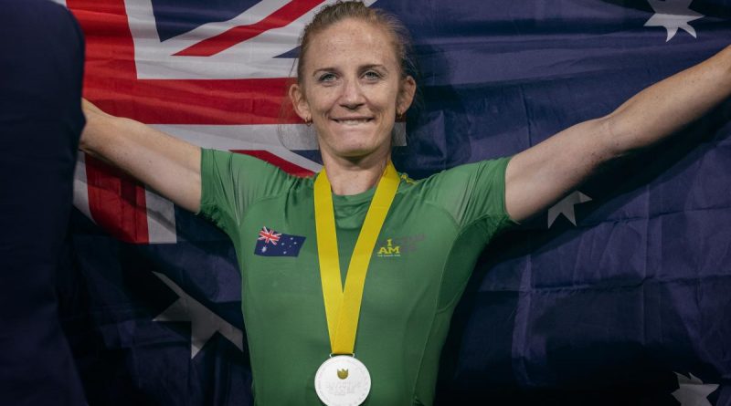 Former Royal Australian Navy medic Emilea Mysko is bringing home two silvers and one bronze medal from Invictus Games The Hague 2020. Story by Tina Langridge. Photo by Sergeant Oliver Carter.