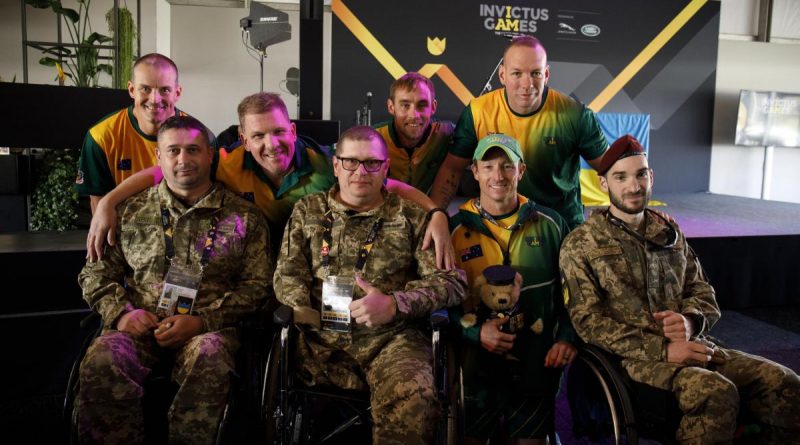 Australian Invictus Games 2020 competitors joined Team Ukraine personnel at Invictus Games Park in The Hague, Netherlands. Story by Tina Langridge. Photo by Sergeant Oliver Carter.