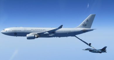 An air-to-air refuelling flight test between Royal Australian Air Force KC-30A Multi-Role Tanker Transport aircraft from No. 33 Squadron and Japan Air Self-Defense Force (JASDF or Koku-Jieitai) Mitsubishi F-2A over Japan. Story by Eamon Hamilton.