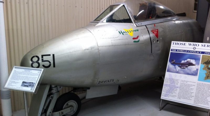 The cockpit/forward fuselage of the Gloster Meteor A77-851 'Halestorm' aircraft to be restored by Air Force's History and Heritage Branch. Story by Flight Lieutenant Karyn Markwell.