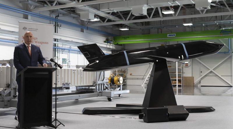 Defence Minister Peter Dutton opens the naval guided weapons maintenance facility at Orchid Hills, near Penrith in Sydney's west. Photo by Able Seaman Benjamin Ricketts.