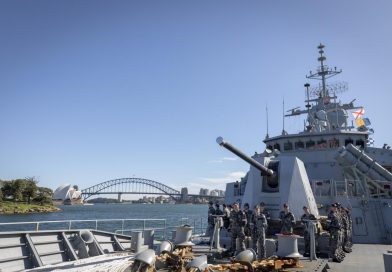 HMAS Parramatta departs for a regional presence deployment