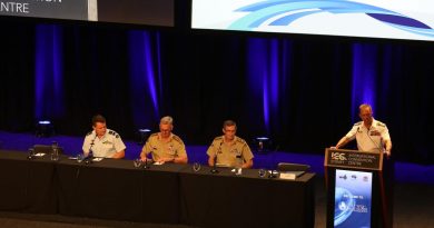 Chief of Navy, Vice Admiral Michael Noonan, opens the Sea Power conference. Story by Lieutenant Commander Anthony White. Photo by Leading Seaman James McDougall.
