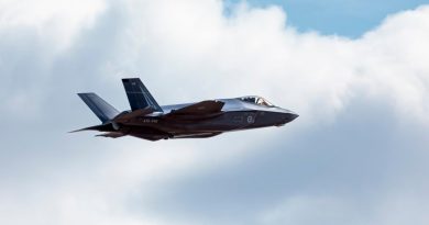 A Royal Australian Air Force F-35A Lightning ll departs from RAAF Base Tindal during Exercise Diamond Storm 2022. Story by Squadron Leader Eamon Hamilton. Photo by Leading Aircraftman Samuel Miller.