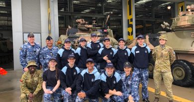 Students participating in the Indigenous Youth Program at RAAF Base Amberley. Story by Emily Egan.